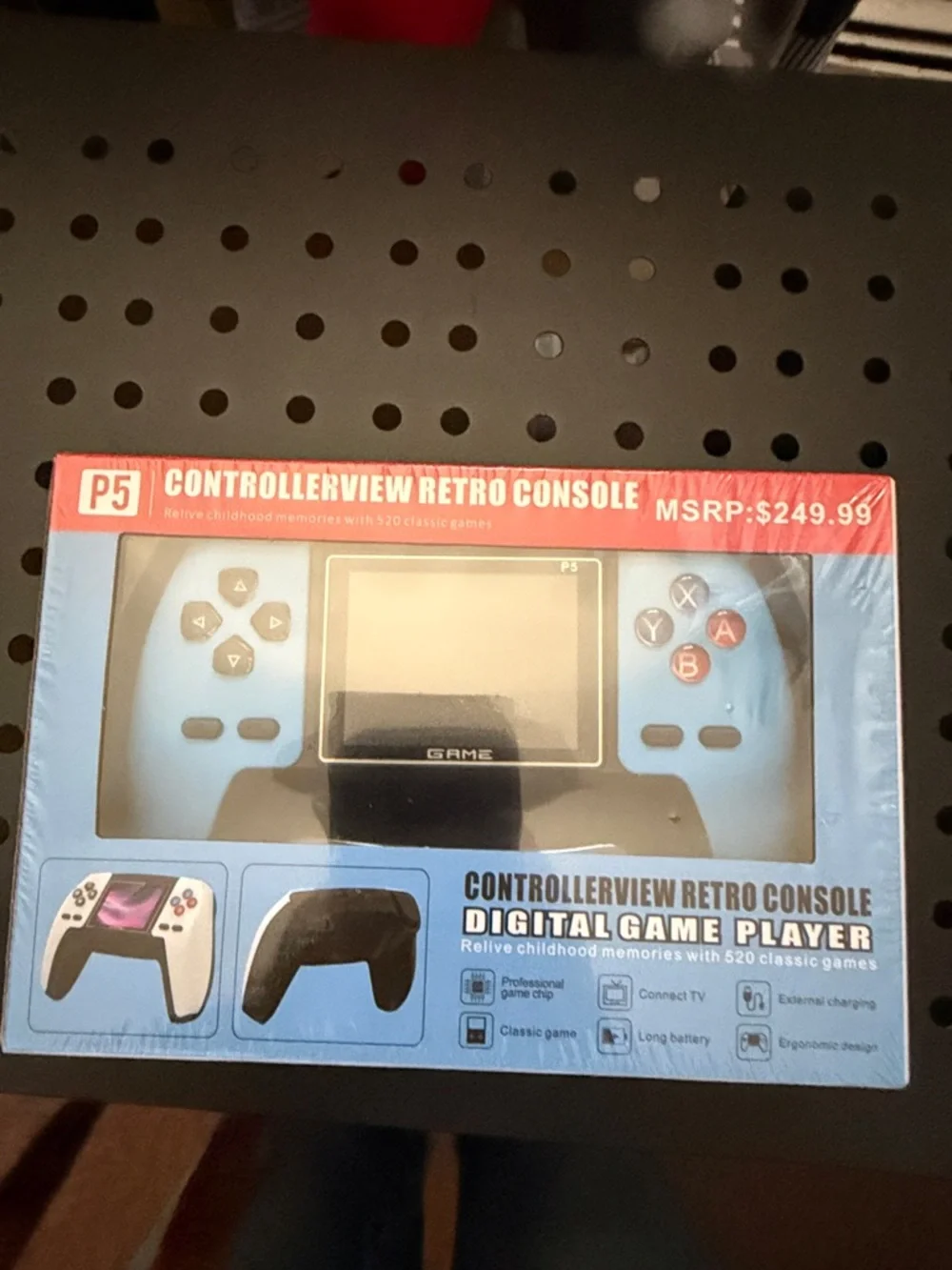 Retro Console Handheld - Blue